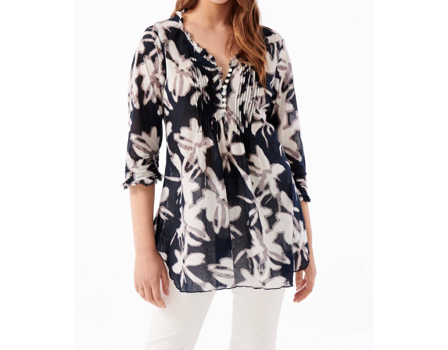 Oneseason - Big Sur Cotton Poppy Top