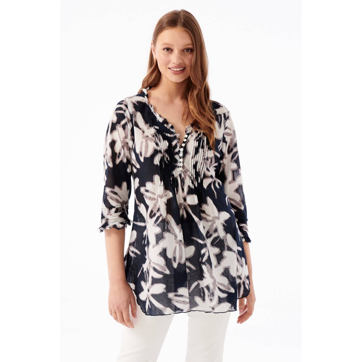 Oneseason - Big Sur Cotton Poppy Top
