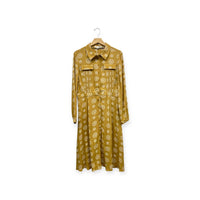 Boden - Floral Print Button Front Viscose Shirt Dress