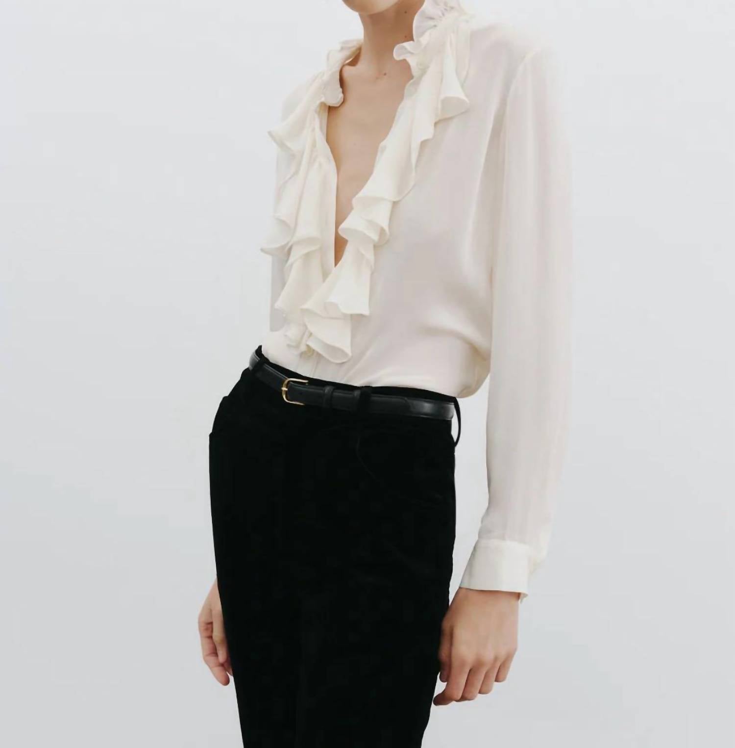 Nili Lotan - Lily Ruffled Blouse