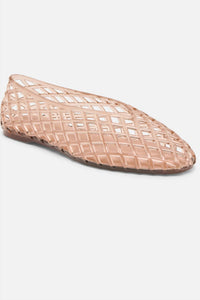 Dolce Vita Women's Jam Ballet Flats in mocha jelly - women's flats - detail view