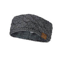 C.C Beanie - Cable Knit Lined Headwrap