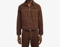 Mechali - Contrast Stitch Worker Jacket