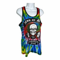 Inknburn - Women's Run Of Die Tie Dye Sunflower Singlet