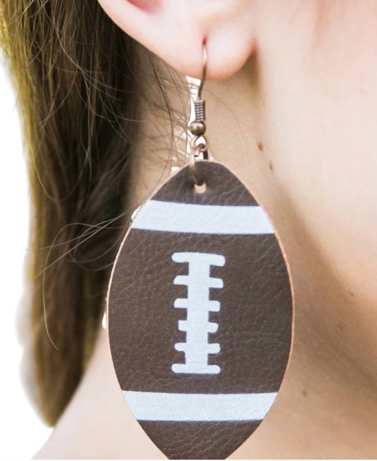 Southern Grace - Women's Football Teardrop Earrings