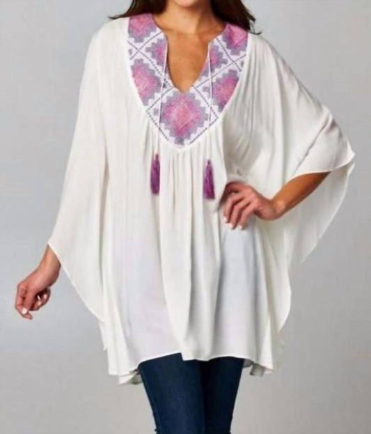 Lovestitch - Embroidered Kaftan Tunic