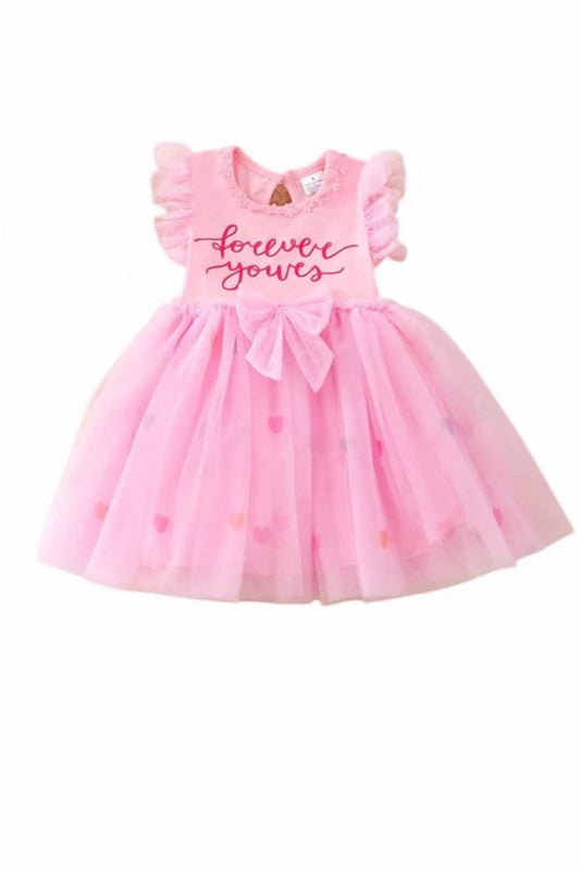 Kidscharm - Girl's "Forever Yours" Tulle Dress