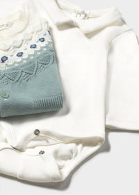 Mayoral Baby's Three Piece Trouser Set in rain - item - alternate view
