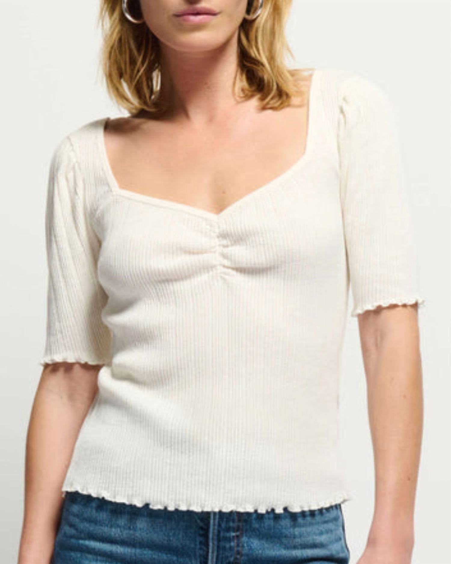 Nation Ltd - Frenchie Short Sleeve Top