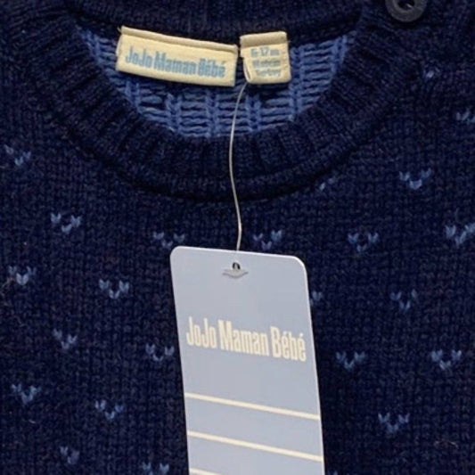 Jojo Maman Bebe - Boys' Long Sleeve Wool Sailboat Sweater