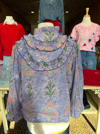 Ivy Jane - Women's Block Print and Sprakle Top