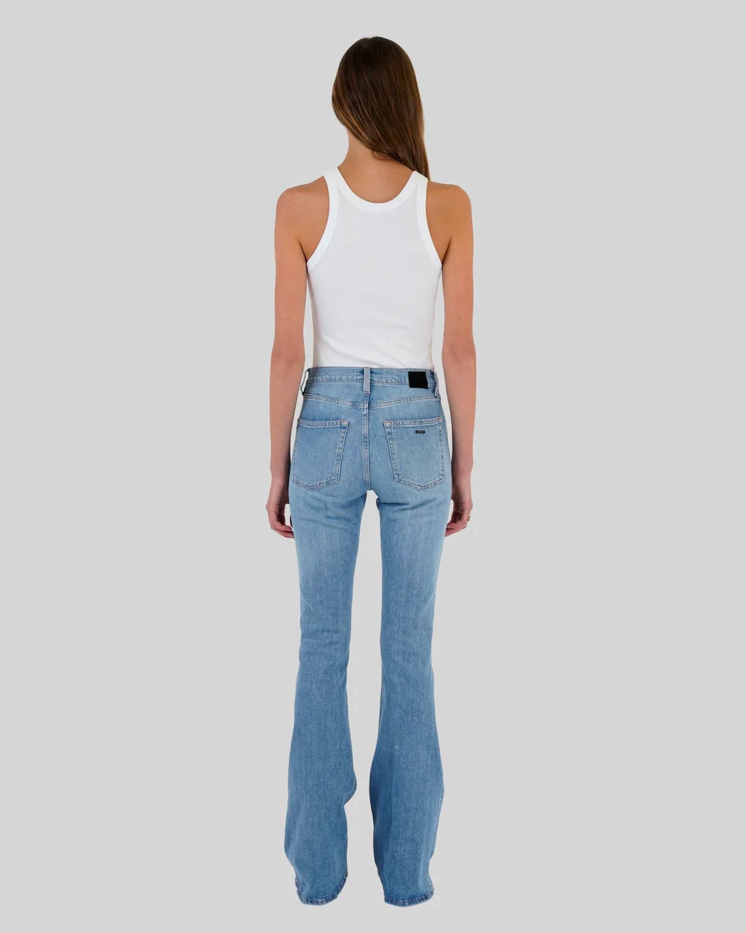 Madeintomboy - Ursula Comfort Flared Denim Jeans