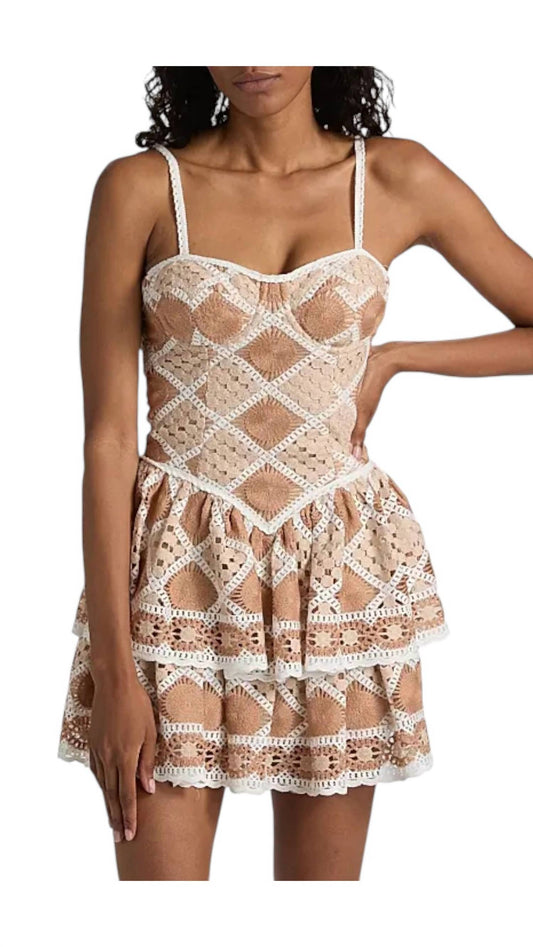 Patbo - Bossa Crochet Mini Dress