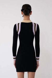 Joostricot - Peachskin Long Sleeve Mini Polo Dress