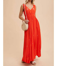 In-Loom - Cassie All Over Embroidered Maxi Dress