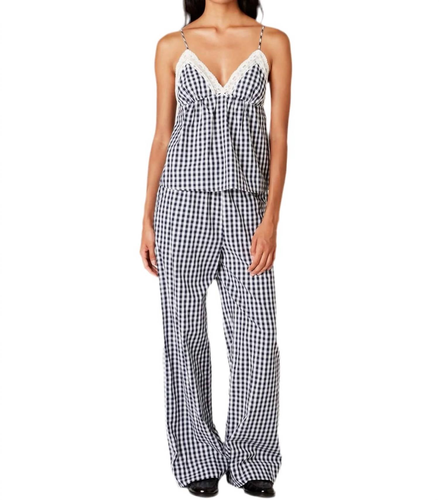 Nia - Khonny Gingham Pants