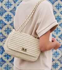 Esqualo - Women's Straw Shoulder Bag
