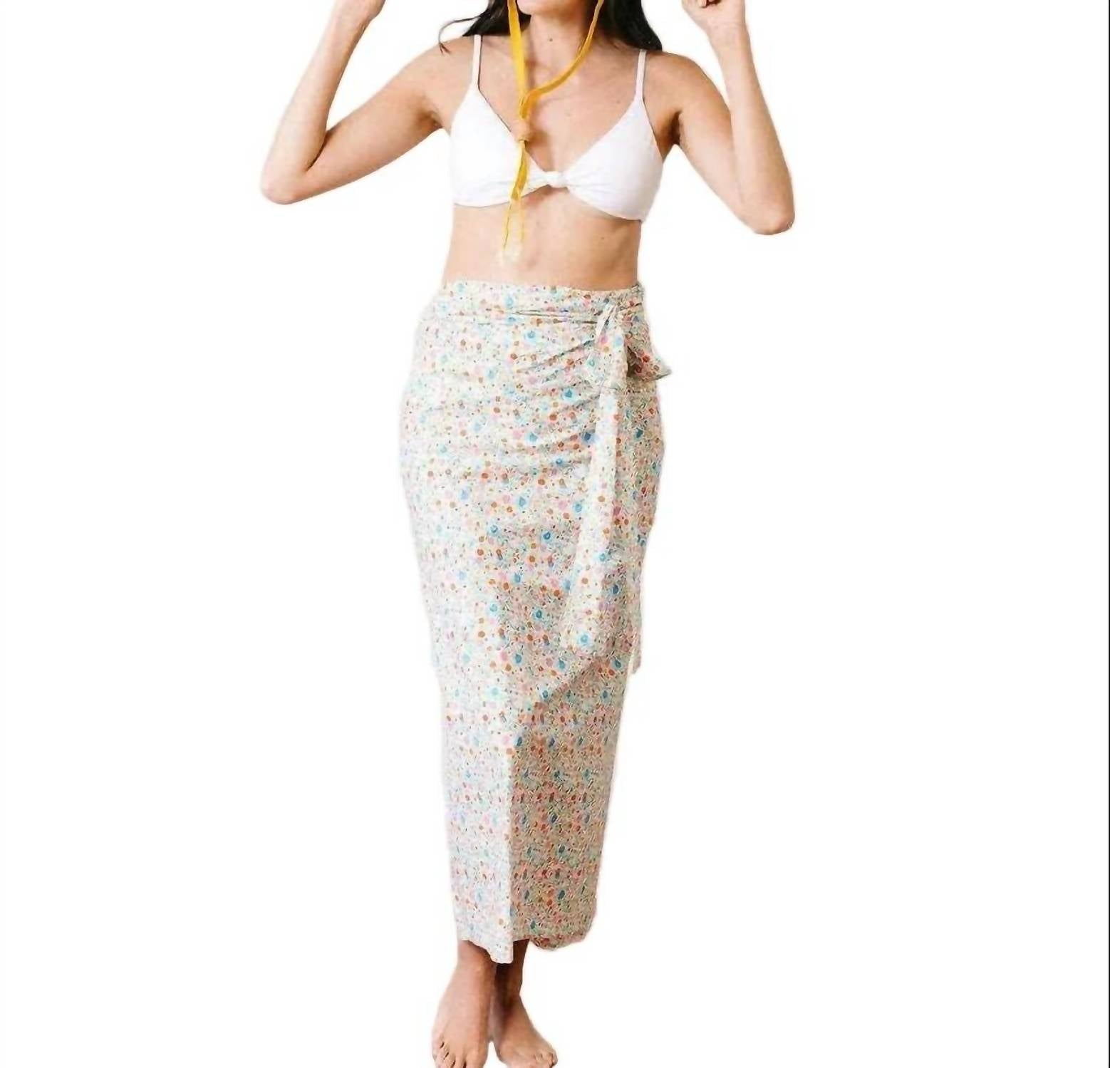 Sunshine Tienda - Coastal Daisies Tie Sarong