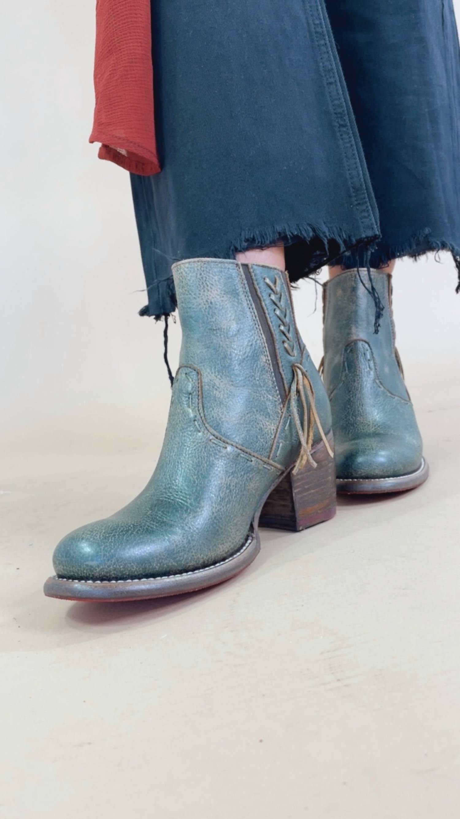 Bedstu - Women's Celestine Leather Ankle Boots