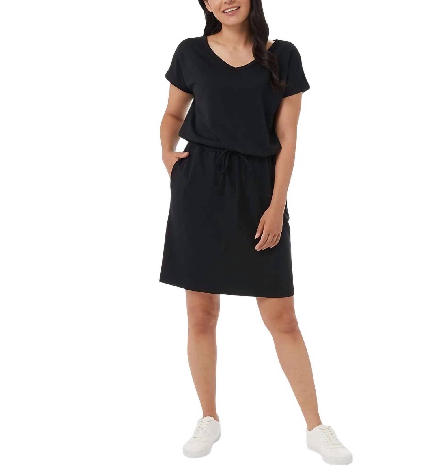 32 Degrees - Side Pockets V Neck Lux Dress