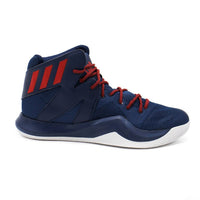 adidas Men's Sm Crazy Bounce Usa Basketball Shoes in navy scarlet - men's shoe - detail view