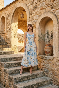 Frank Lyman - Floral Maxi A-Line Dress