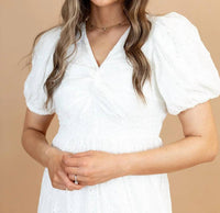 Polagram - Dani Eyelet Midi Dress
