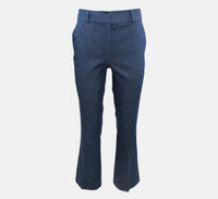 THEO the Label Women's Demeter Ankle Denim Trouser in blue - women's pants
