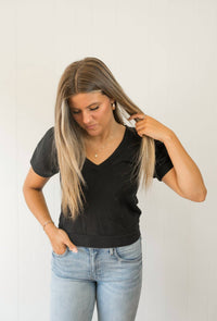 Project Social T - Puff Sleeve Pullover Top