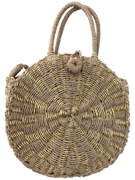 Merveille - Women's Straw Round Cross Body Bag