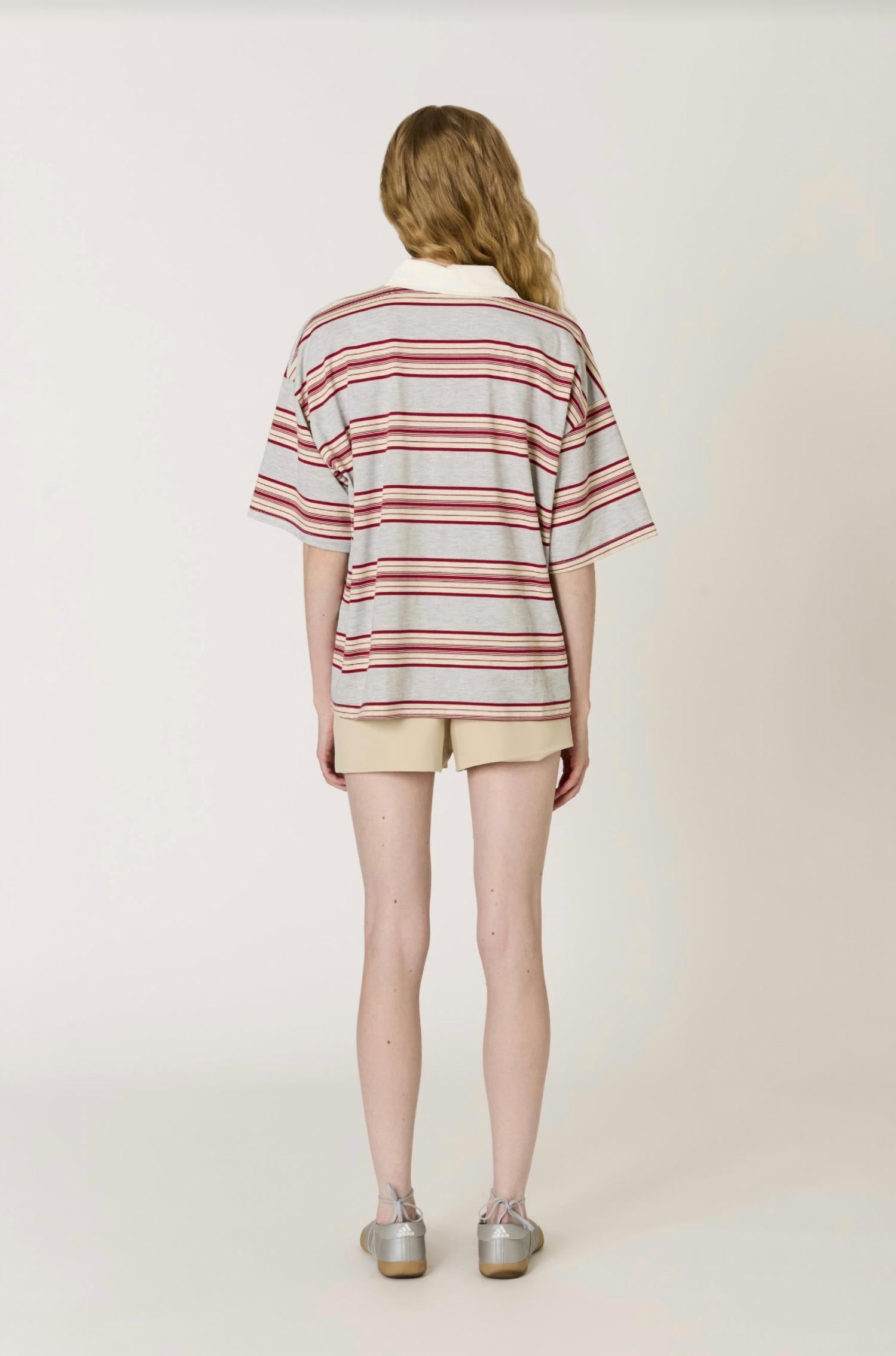 Nia - Ronda Striped Rugby Top