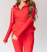 Ampersand Ave - Performance Fleece Halfzip Hoodie
