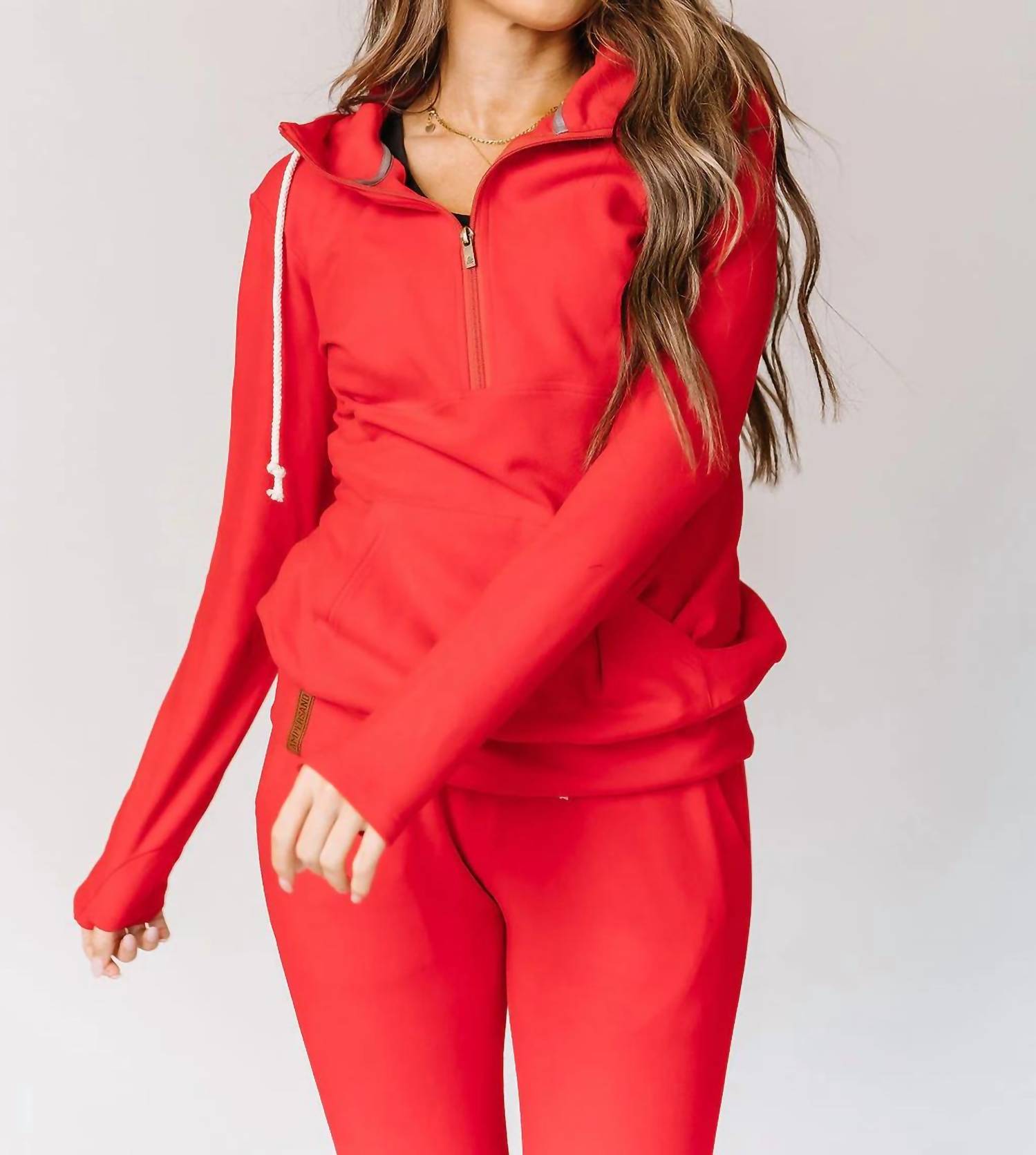 Ampersand Ave - Performance Fleece Halfzip Hoodie
