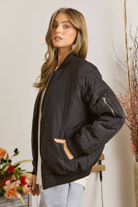 Adora - Quilted Utility Jacket