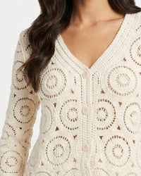 Pol - Soft Scallop Knitted V-neck Cardigan