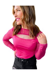 With Love, Molly - Mesh Peek-A-Boo Bodysuit