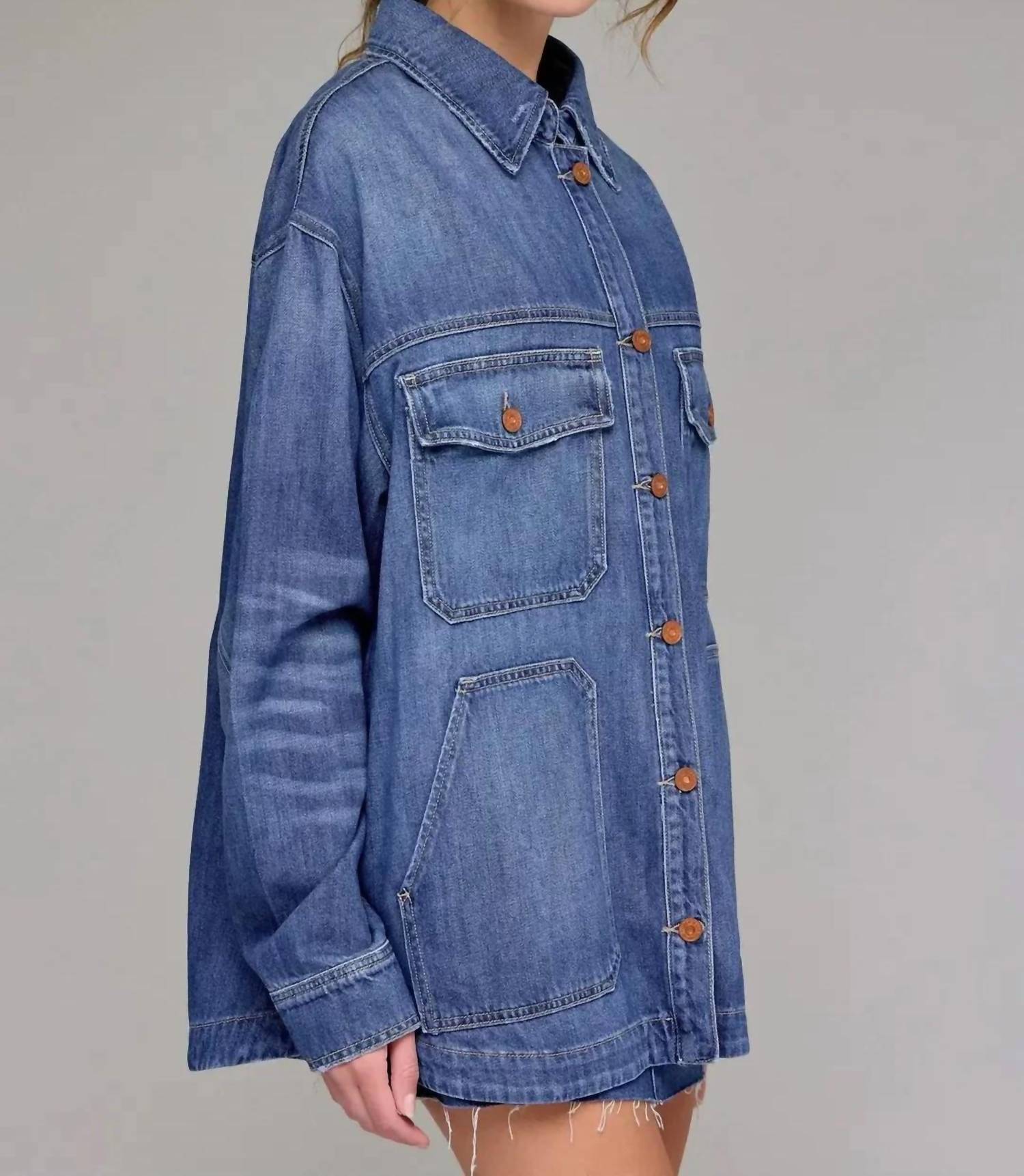 Hidden - Abbey Oversized Shacket