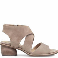 Sofft Women's Camille Sandal in stone suede - women's sandal - alternate view