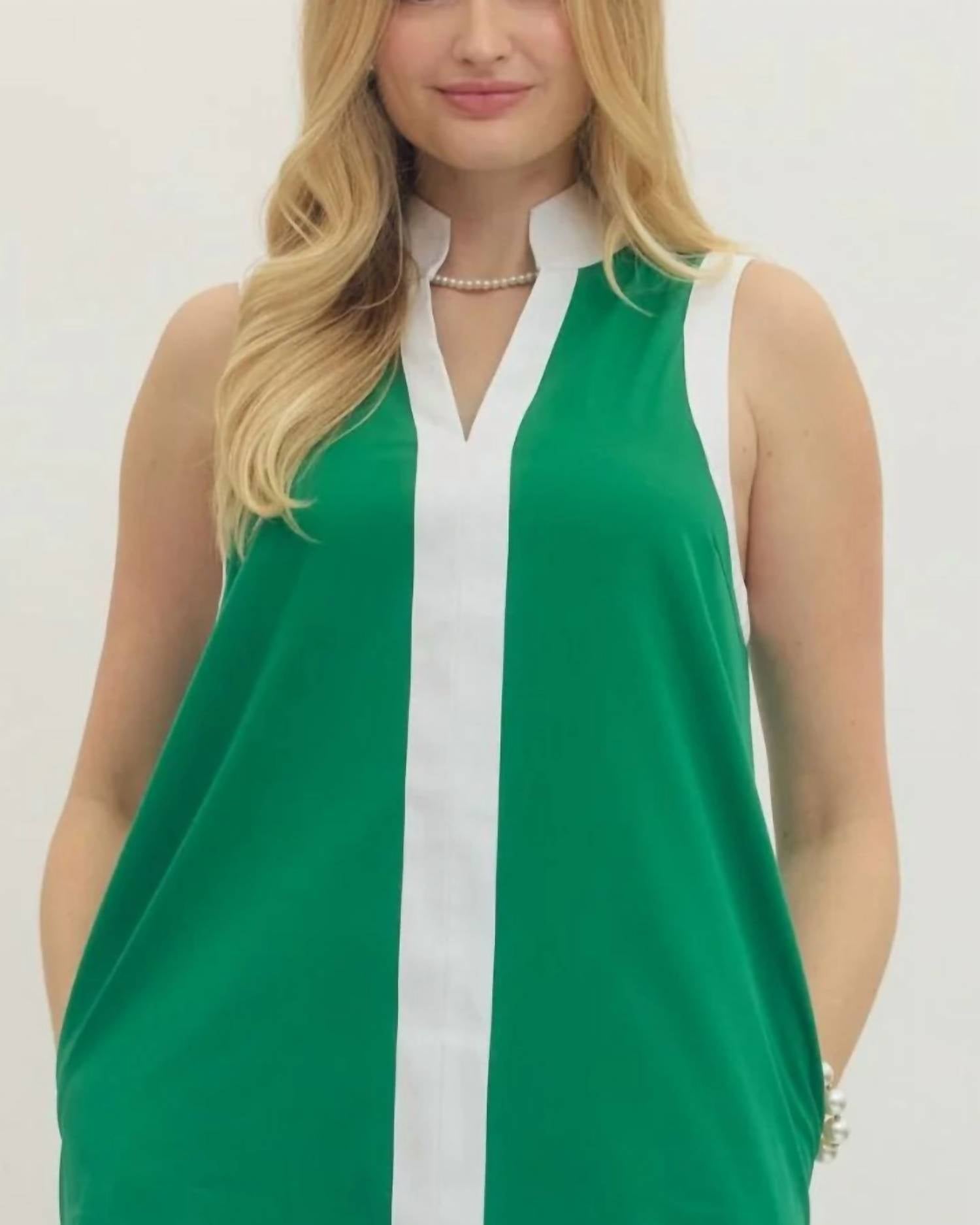 Entro - Scallop Detail Trim Dress