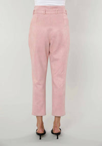 Dolce Cabo - Uptown Suede Paper Bag Pants