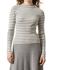 Lilla P - Striped Crewneck Sweater