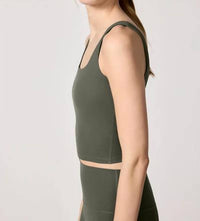 Mpg Sport - Ribbed Longline Crop Tank Top