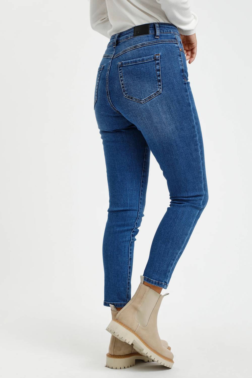 Kaffe - Sinem High-waisted Ankle Length Jeans