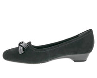 Ros Hommerson Women's Tulane Slip On Flat in black - women's flats - detail view