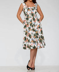 Orchid Bloom - Hawaiian Swing Dress