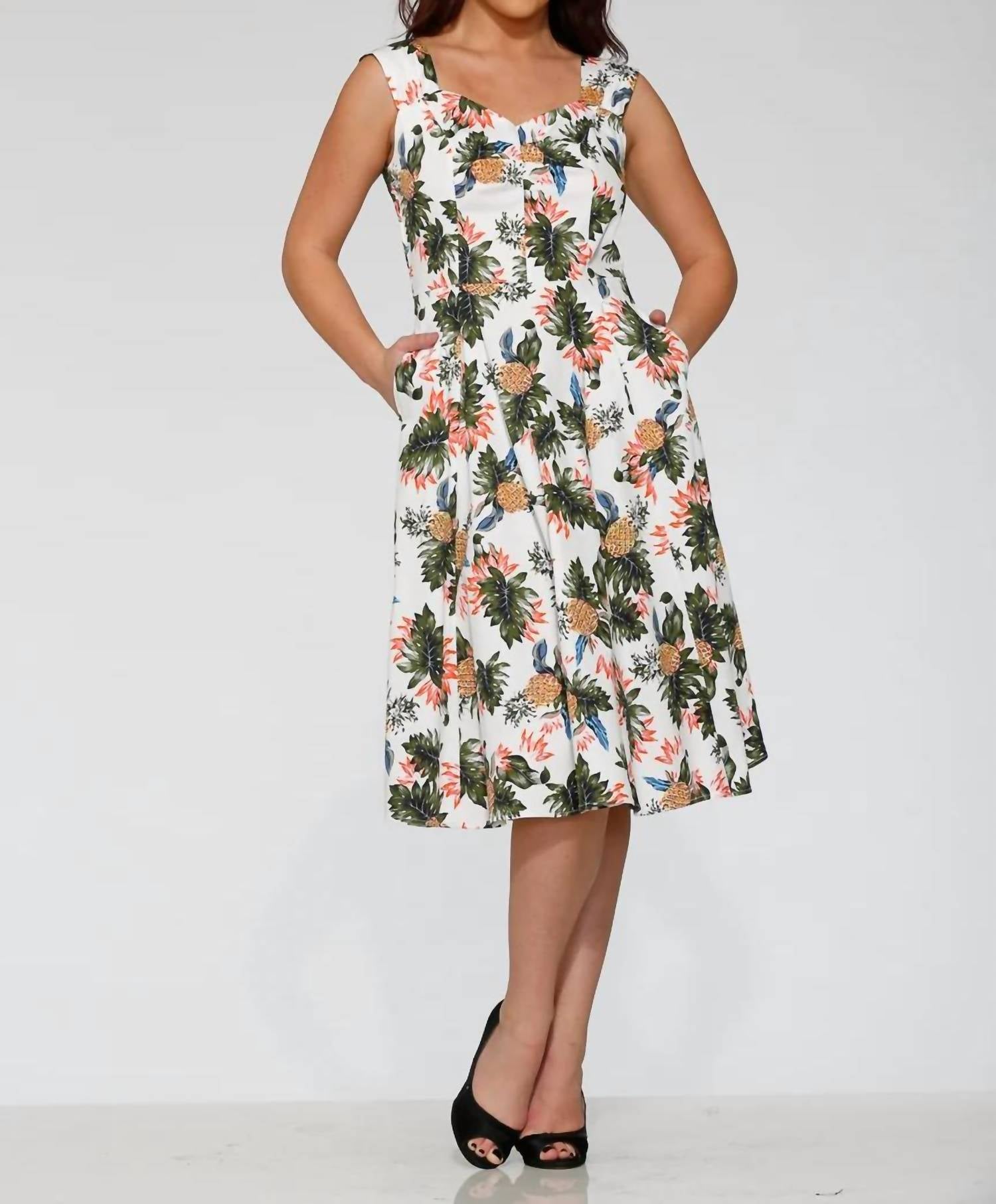 Orchid Bloom - Hawaiian Swing Dress