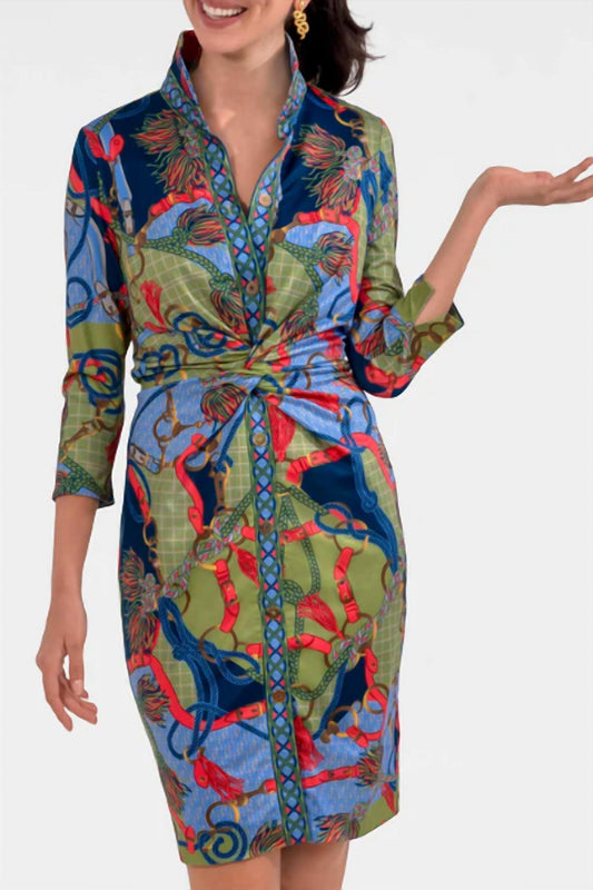 Gretchen Scott - Twist and Shout Ditto Print Dress