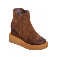 Antelope Women's Urban Platform Ankle Boots in chocolate brown - women's shoe