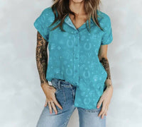Lucky & Blessed - Western Icon Button Down Shirt