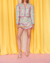Celia B - Jacquard Print Nomad Jacket